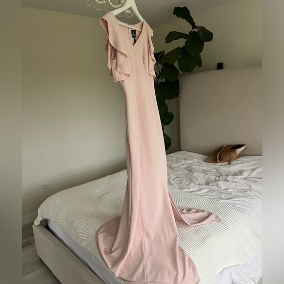 Adrianna Papell Dresses & Skirts - Adrianna papell Elegant blush pink cocktail dress size 2